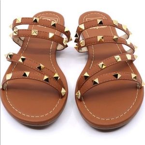 Studded Sandals - new in box from closing boutique